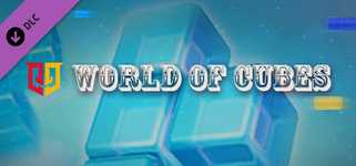 World of Cubes - sky blue background image