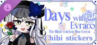 Days with Evraco: The Blind Witch in Blue Forest-Chibi Stickers background image