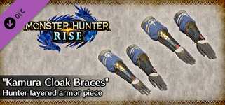 Monster Hunter Rise - "Kamura Cloak Braces" Hunter layered armor piece background image