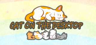 Cat On The Desktop background image