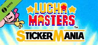 Lucha Masters StickerMania Demo background image