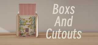Boxes and cutouts background image