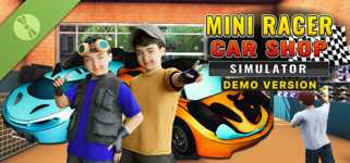Mini Racer Car Shop Simulator Demo background image