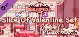 Good Pizza, Great Pizza - Slice Of Valentine Set - Valentines 2021 Shop background image