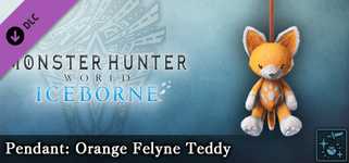 Monster Hunter World: Iceborne - Pendant: Orange Felyne Teddy background image