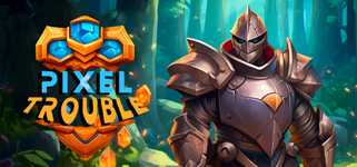 Pixel Trouble background image