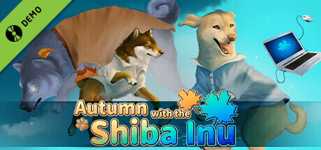 Autumn with the Shiba Inu Demo background image