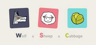 Wolf Sheep Cabbage background image