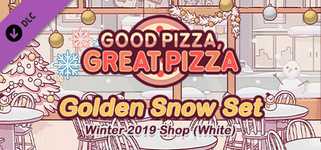 Good Pizza, Great Pizza - Golden Snow Set - Winter 2019 Shop (White) background image