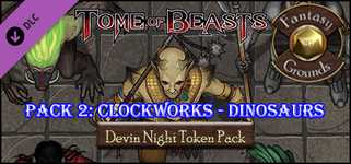 Fantasy Grounds - Tome of Beasts Pack 2: Clockworks - Dinosaurs (Token Pack) background image