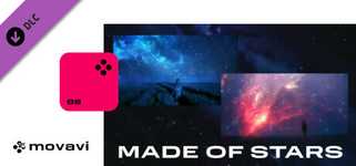 Movavi Video Suite 2024 - Made of Stars Overlay Pack background image
