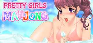 Mahjong Pretty Manga Girls background image