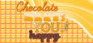 Chocolate makes you happy 3 cover image