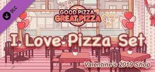 Good Pizza, Great Pizza - I Love Pizza Set - Valentine's 2019 Shop background image