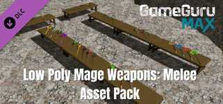 GameGuru MAX Low Poly Asset Pack - Mage Weapons: Melee background image