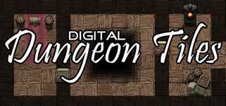 Digital Dungeon Tiles background image