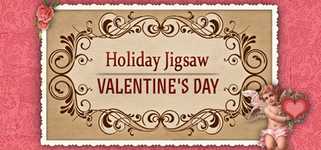 Holiday Jigsaw Valentine's day background image