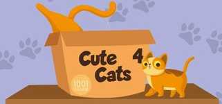 1001 Jigsaw. Cute Cats 4 cover image