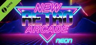 New Retro Arcade Neon Demo background image
