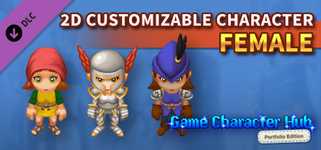 Game Character Hub PE: 2D Customizable Character - Female background image