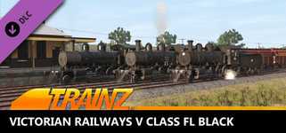 Trainz 2019 DLC - Victorian Railways V class FL Black background image