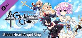 Cyberdimension Neptunia: 4 Goddesses Online - Green Heart Angel Ring background image