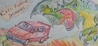 CarsFuckingDragons background image