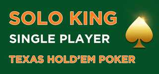Solo King - Single Player : Texas Hold'em Poker and Calculators background image