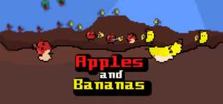 Apples And Bananas background image