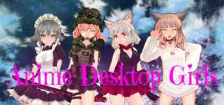 Anime Desktop Girls background image