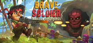 Brave Soldier - Invasion of Cyborgs background image