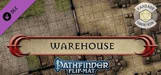 Fantasy Grounds - Pathfinder RPG - Pathfinder Flip-Mat - Classic Warehouse background image