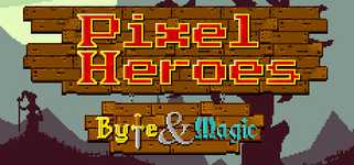 Pixel Heroes: Byte & Magic background image