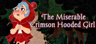 The Miserable Crimson Hooded Girl background image