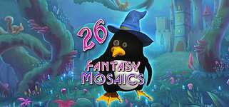 Fantasy Mosaics 26: Fairytale Garden background image
