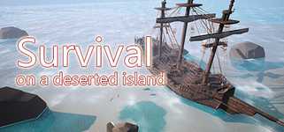 Survival on a deserted island background image
