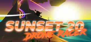 Sunset 20 Drone Racer background image
