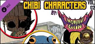Fantasy Grounds - Chibi Characters Vol 2 (Token Pack) cover image