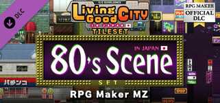 RPG Maker MZ - SERIALGAMES Living Good City Tileset - 80's Scene SET background image