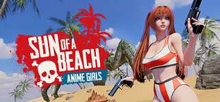 Anime Girls: Sun of a Beach background image