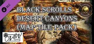 Fantasy Grounds - Black Scrolls Desert Canyons (Map Tile Pack) cover image