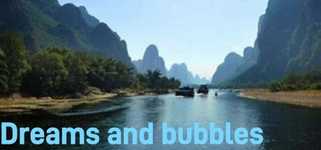 Dreams and bubbles background image