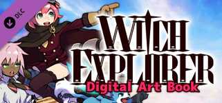 Witch Explorer Digital Art Book background image