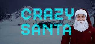 Crazy Santa background image