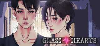 Glass Hearts background image