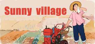 Sunny village background image