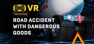 Road Accident With Dangerous Goods VR Training background image