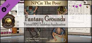 Fantasy Grounds - NPCs: The Poor (Token Pack) background image