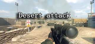 Desert attack background image