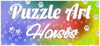 Puzzle Art: Horses background image